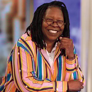 Whoopi Goldberg smiling