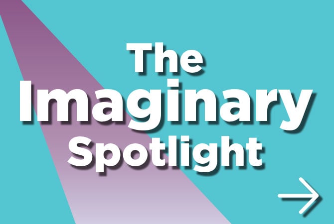 Text, the imaginary spotlight.