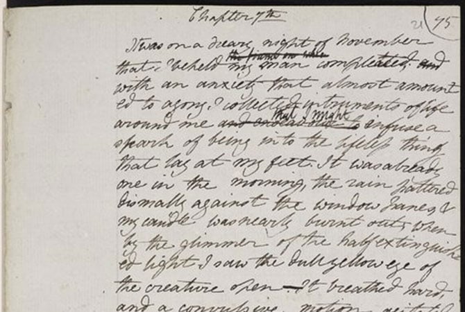 Old-time cursive