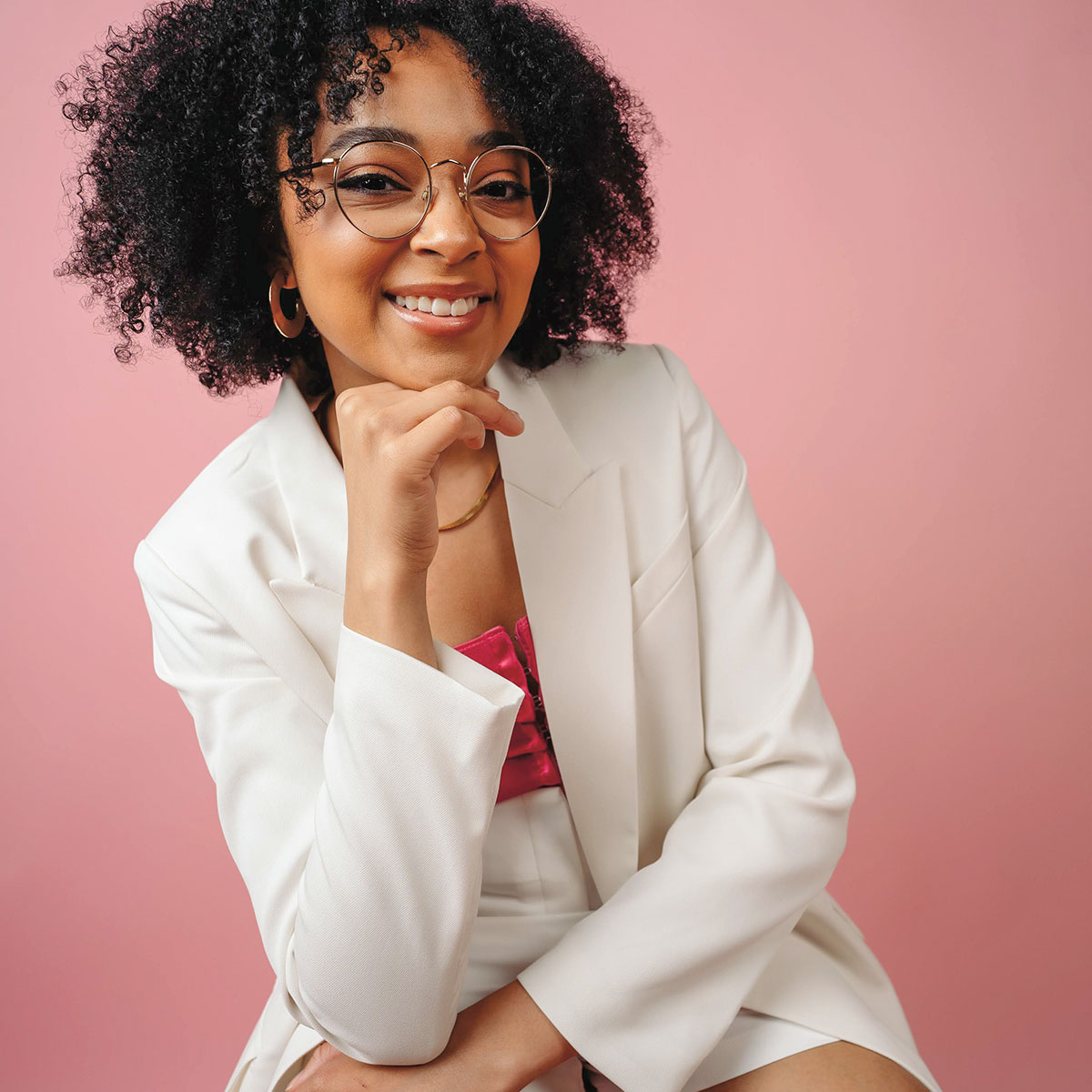 Image of teen posing for photo