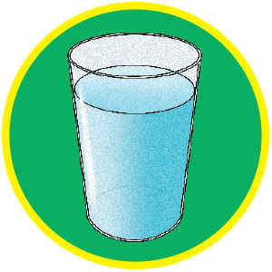 Icon of a glass of water