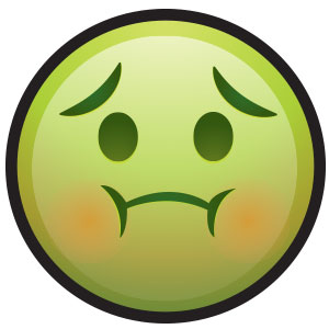 Image of the sick emoji
