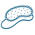 Icon of a sleep mask