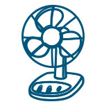 Icon of a fan